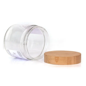 tampas de bambu para jarra de vidro1