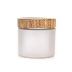 Glass Jars with Bamboo Lids-1