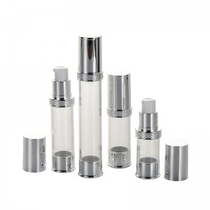 kosmetic-face cream-pump-bottle-luxury-silver-airless-pomp-bottle-30ml